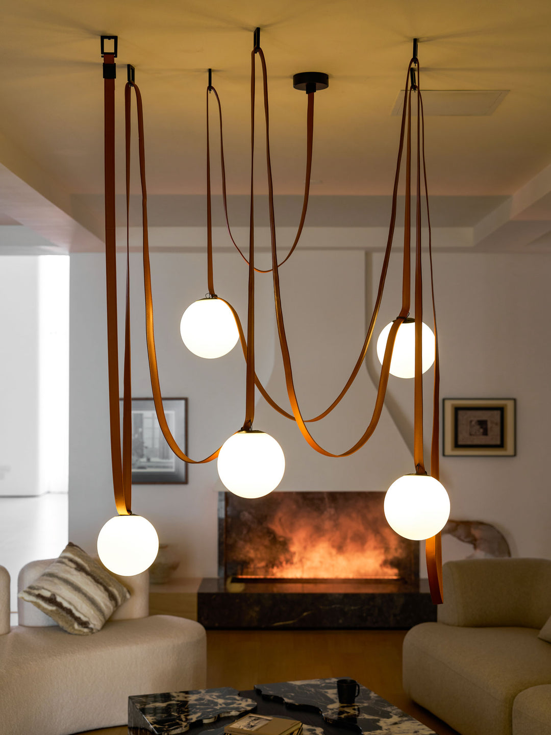 Multiple Belt Art Pendant Light - Vakkerlight