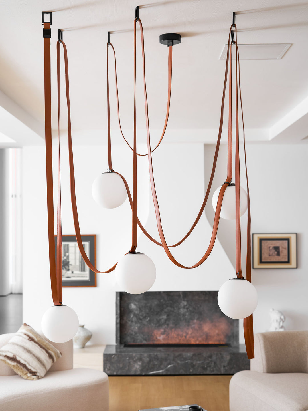 Multiple Belt Art Pendant Light - Vakkerlight