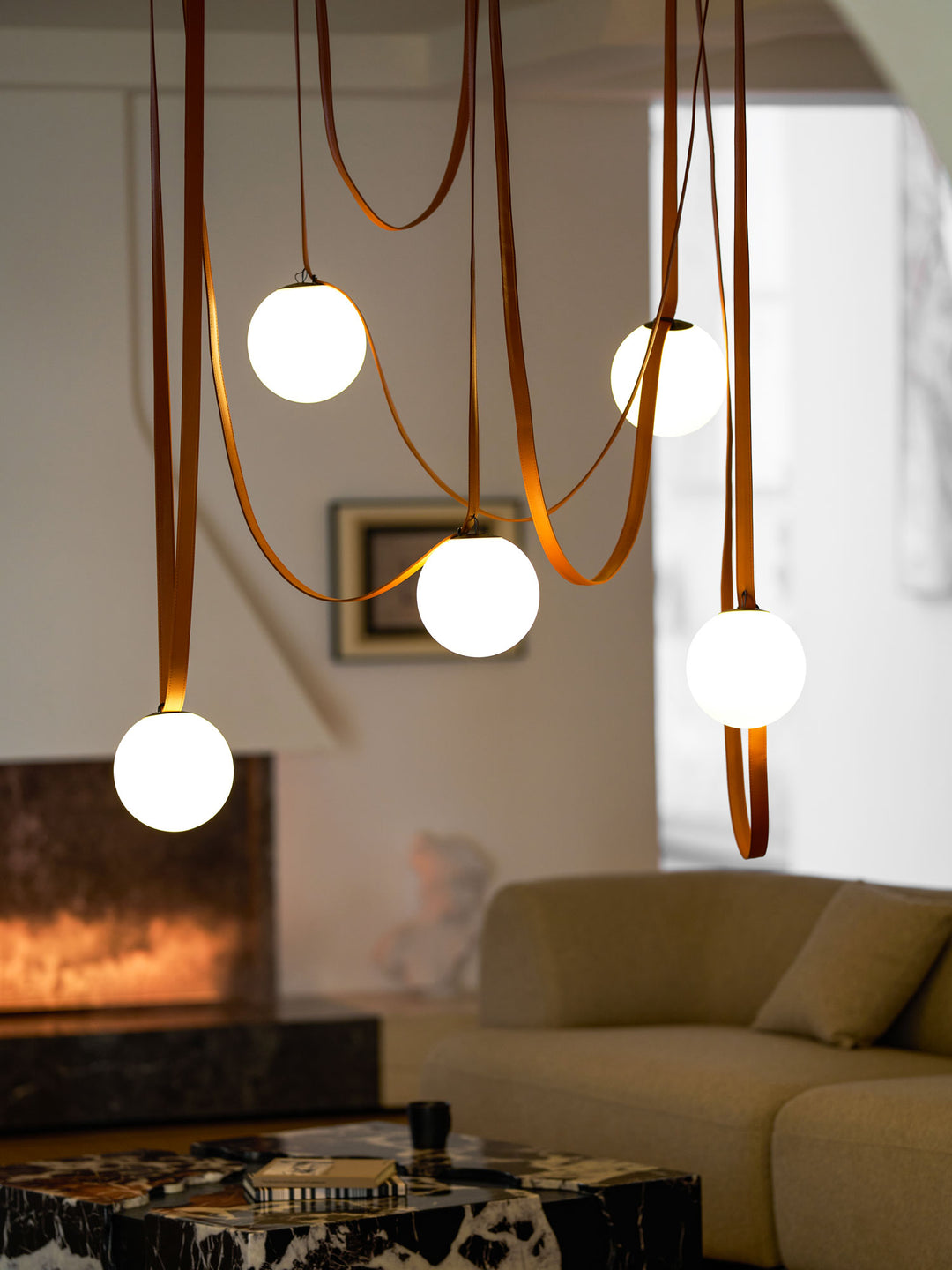 Multiple Belt Art Pendant Light - Vakkerlight