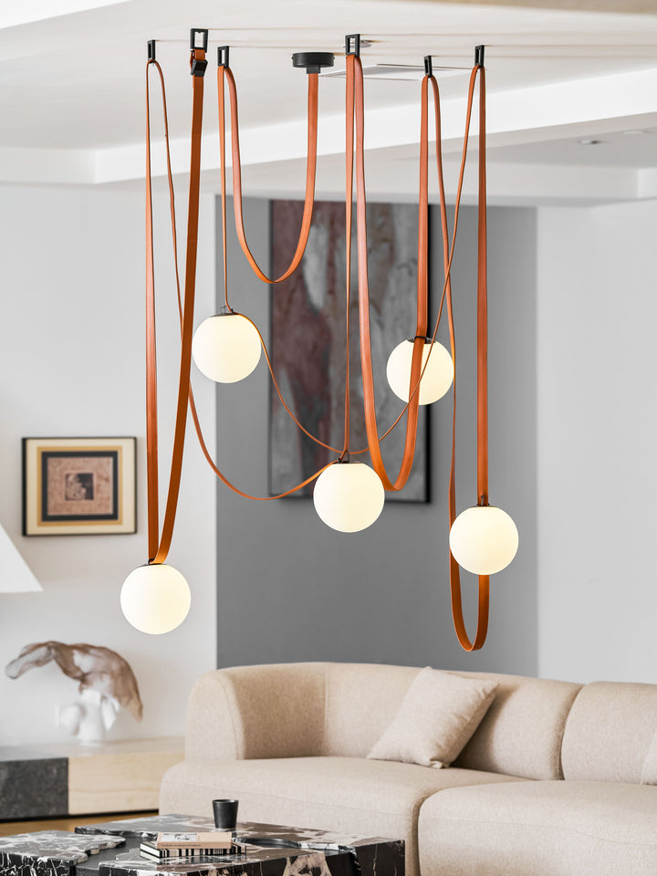 Multiple Belt Art Pendant Light - Vakkerlight