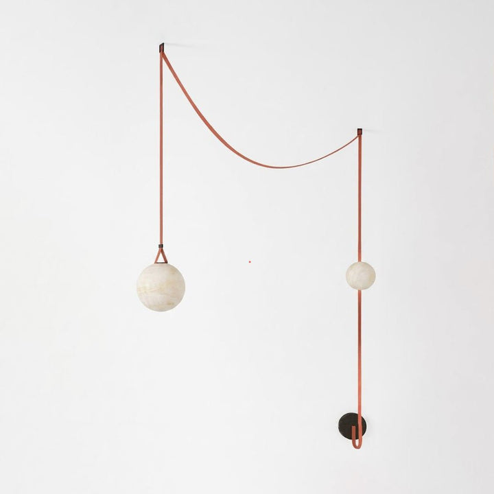 Multiple Belt Alabaster Pendant Light - Vakkerlight