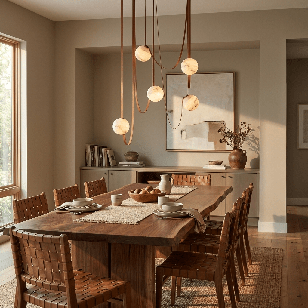 Multiple Belt Alabaster Pendant Light - Vakkerlight