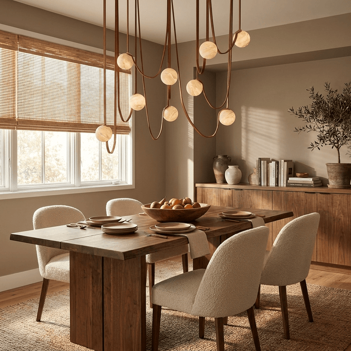 Multiple Belt Alabaster Pendant Light - Vakkerlight