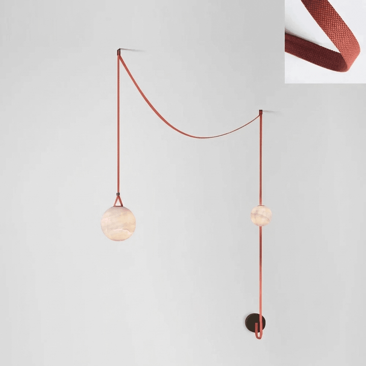 Multiple Belt Alabaster Pendant Light - Vakkerlight