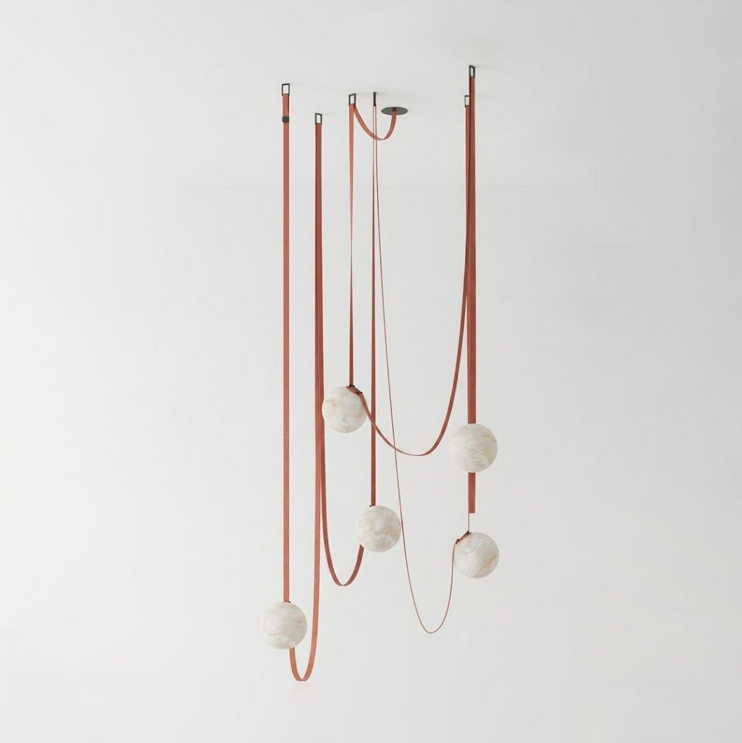 Multiple Belt Alabaster Pendant Light - Vakkerlight