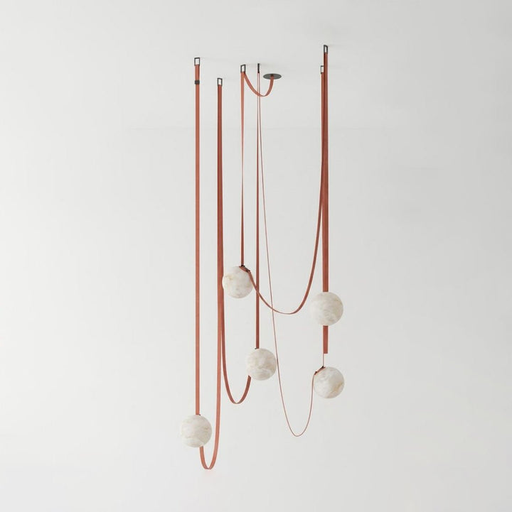 Multiple Belt Alabaster Pendant Light - Vakkerlight