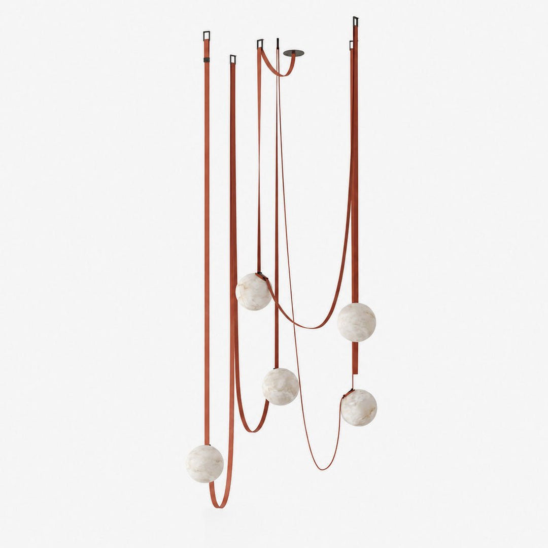 Multiple Belt Alabaster Pendant Light - Vakkerlight