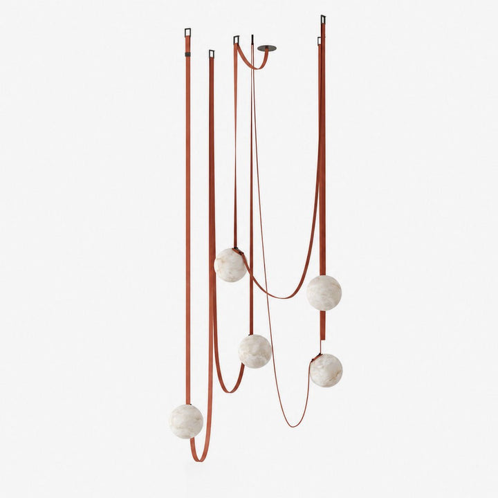 Multiple Belt Alabaster Pendant Light - Vakkerlight