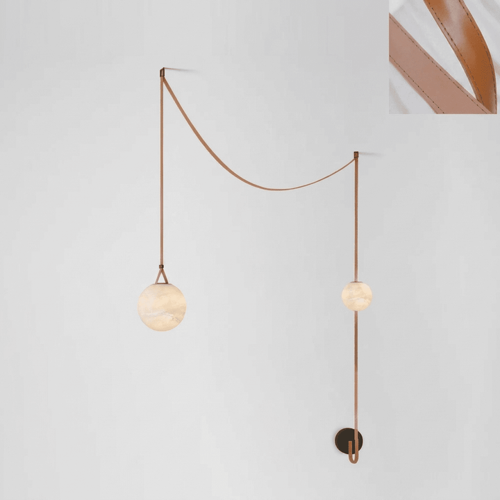 Multiple Belt Alabaster Pendant Light - Vakkerlight
