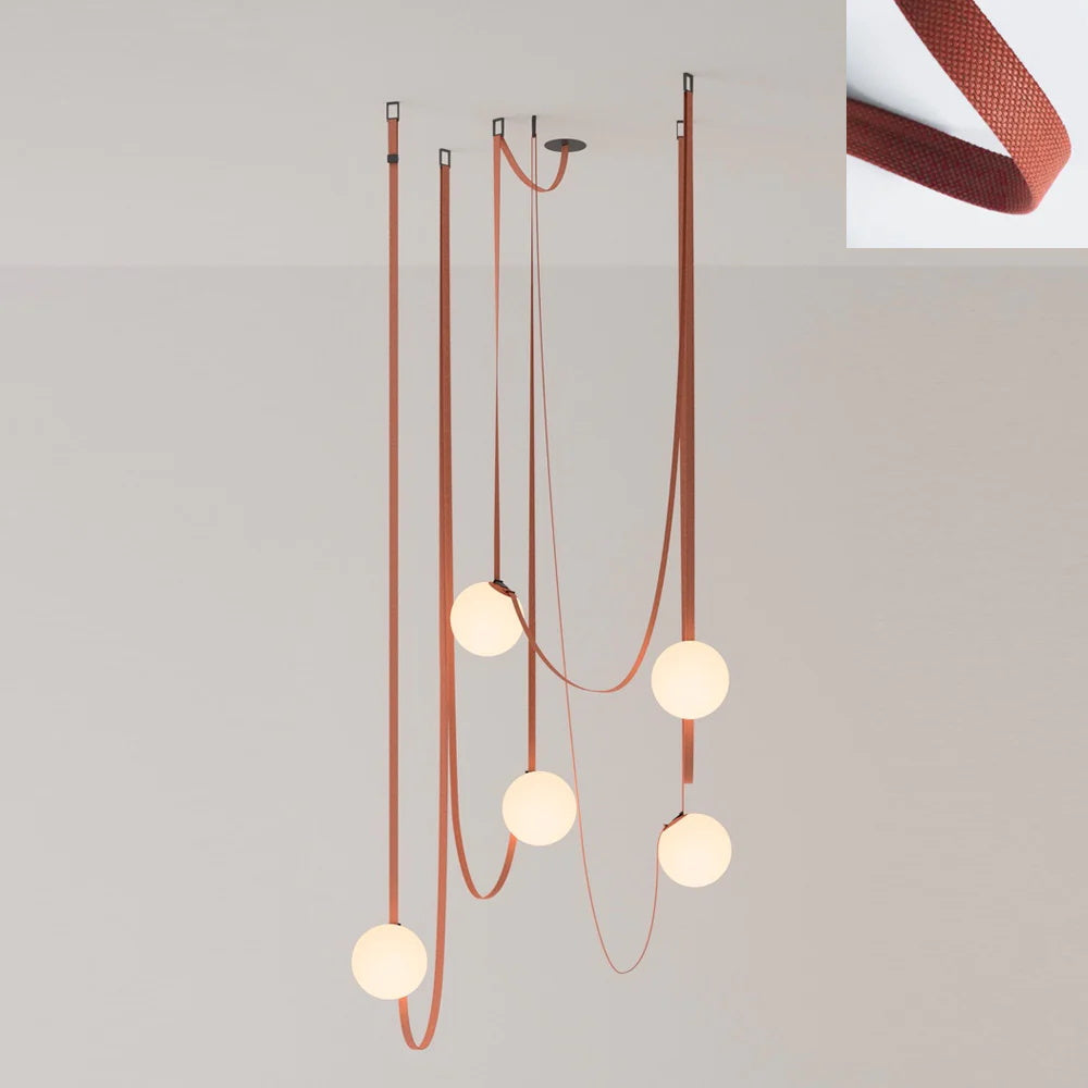 Multiple Belt Art Pendant Light - Vakkerlight