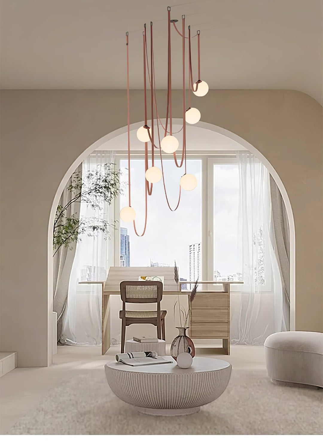 Multiple Belt Art Pendant Light - Vakkerlight