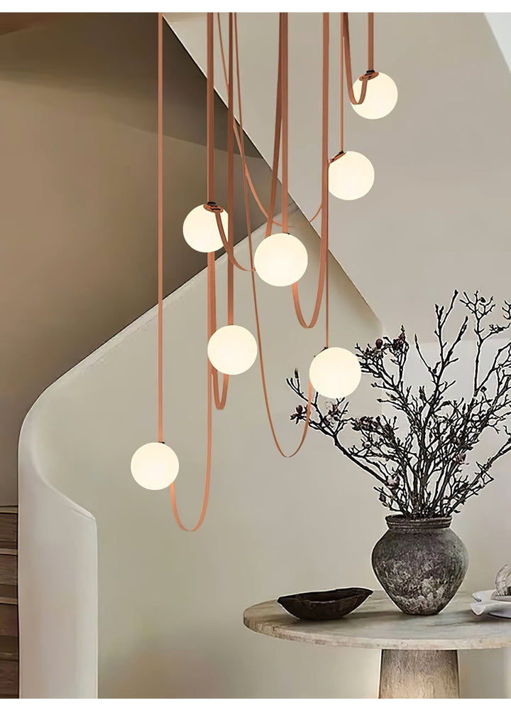 Multiple Belt Art Pendant Light - Vakkerlight