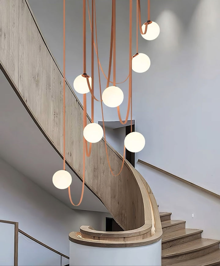 Multiple Belt Art Pendant Light - Vakkerlight