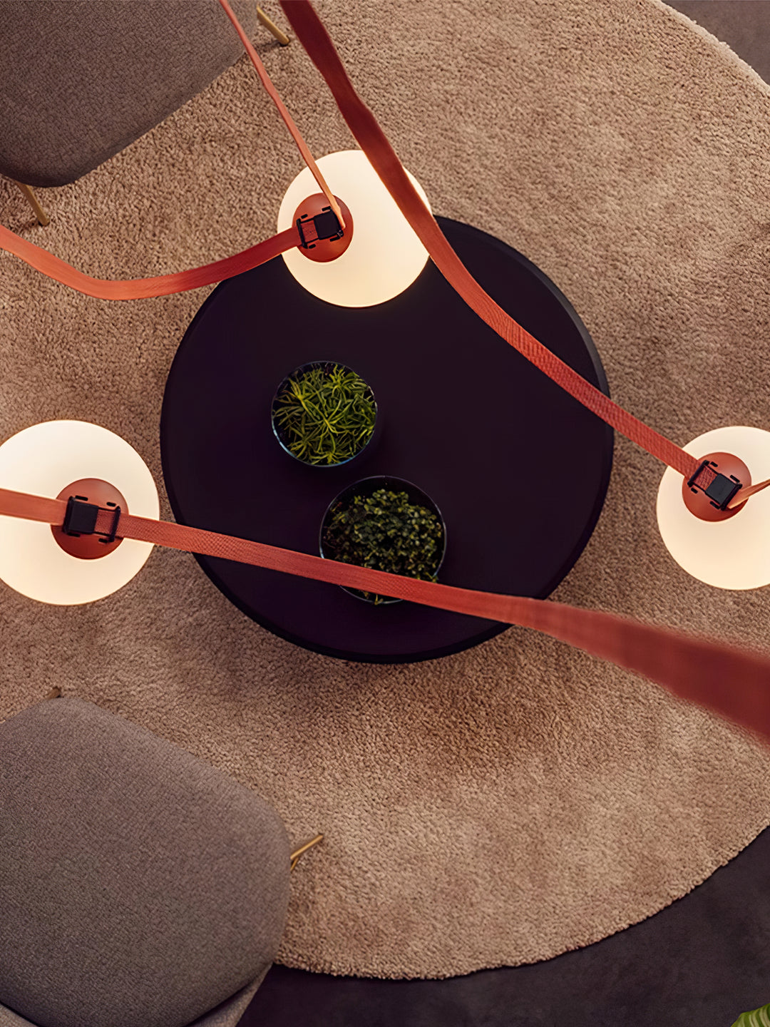 Multiple Belt Art Pendant Light - Vakkerlight