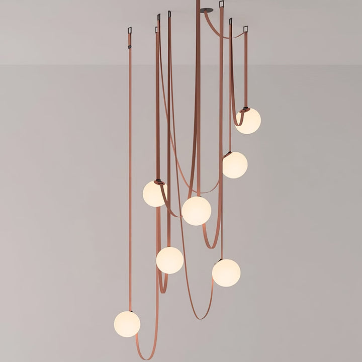 Multiple Belt Art Pendant Light - Vakkerlight