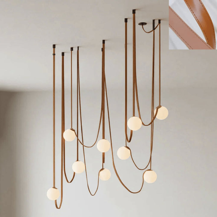 Multiple Belt Art Pendant Light - Vakkerlight