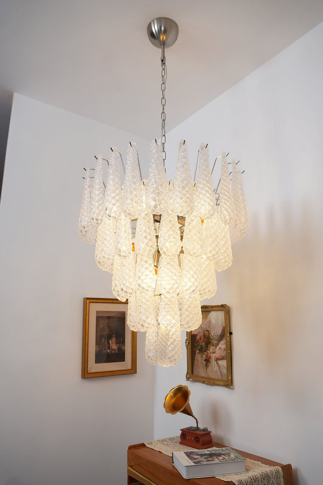 Murano Glass Dewdrop Chandelier - Vakkerlight