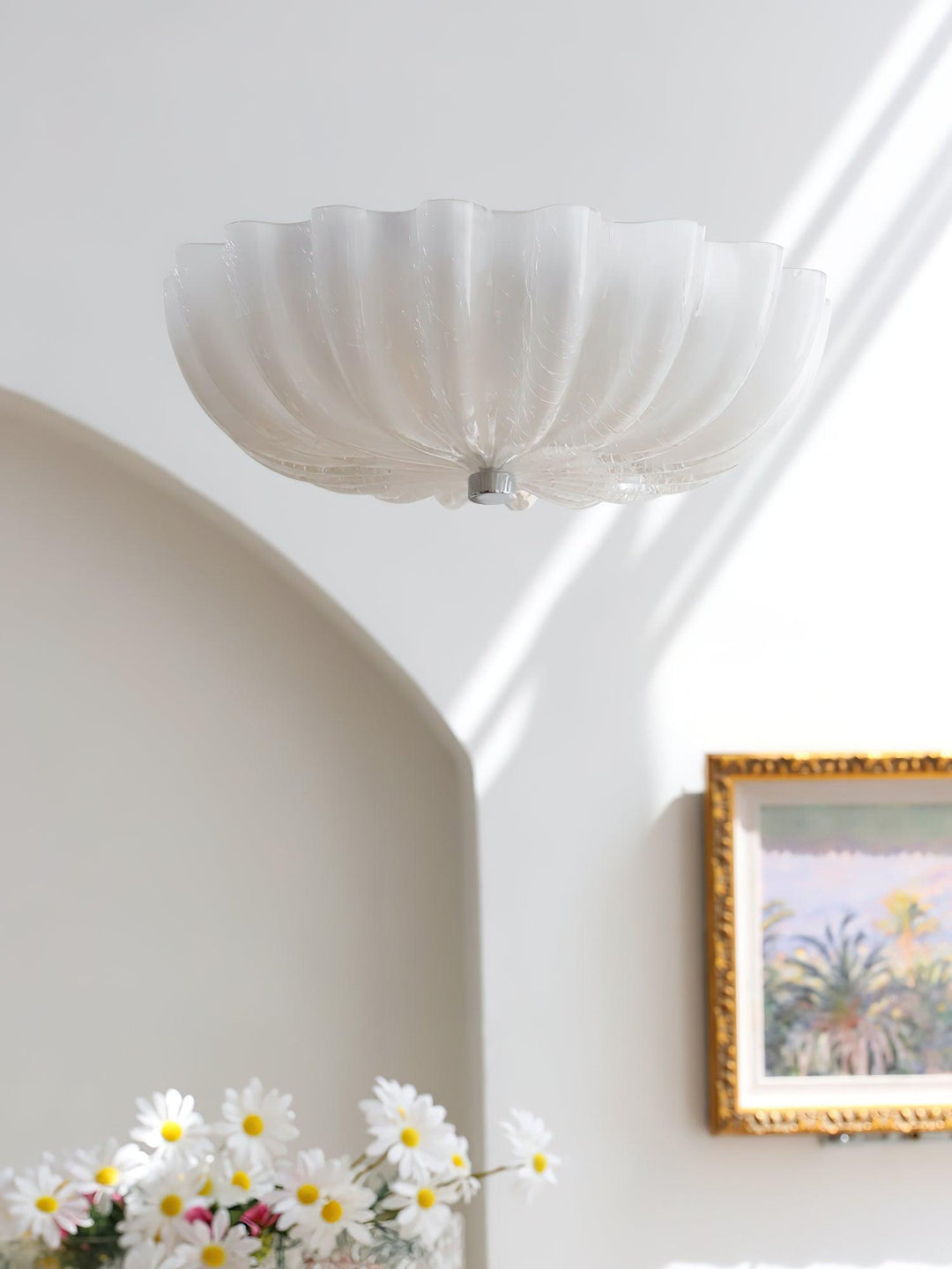 Murano Glass Flush Ceiling Light - Vakkerlight