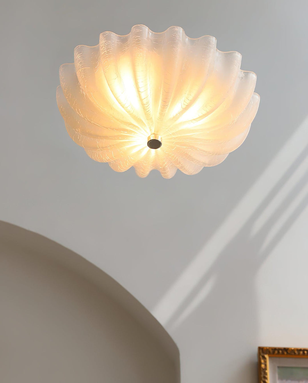 Murano Glass Flush Ceiling Light - Vakkerlight