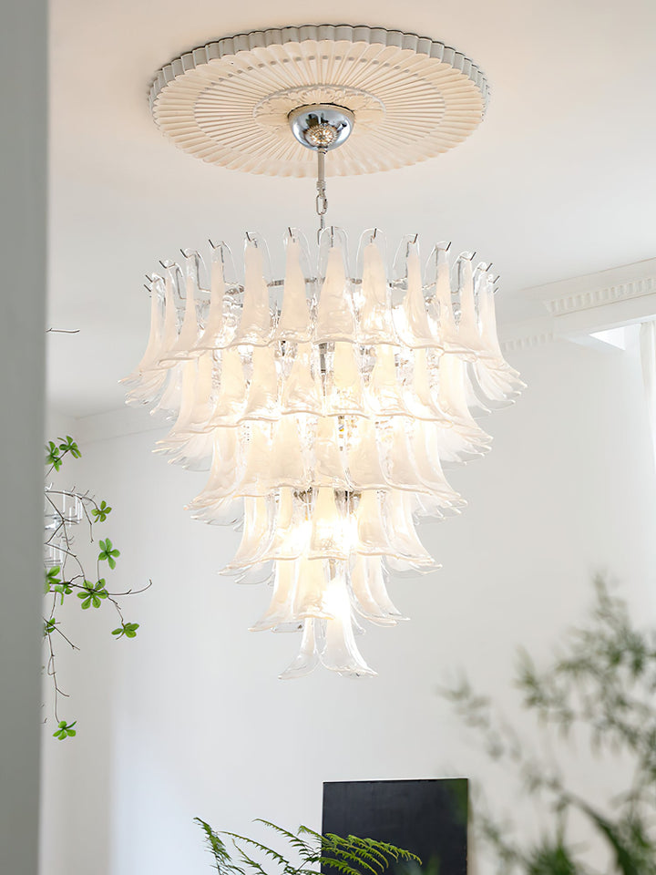 Murano Glass Petals Chandelier - Vakkerlight