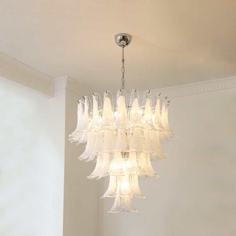 Murano Glass Petals Chandelier - Vakkerlight