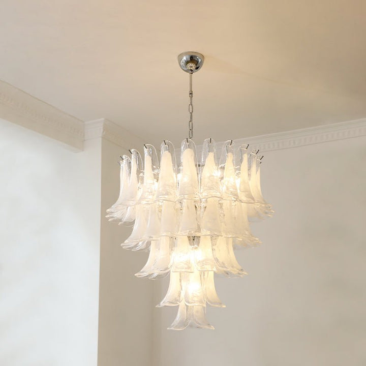Murano Glass Petals Chandelier - Vakkerlight