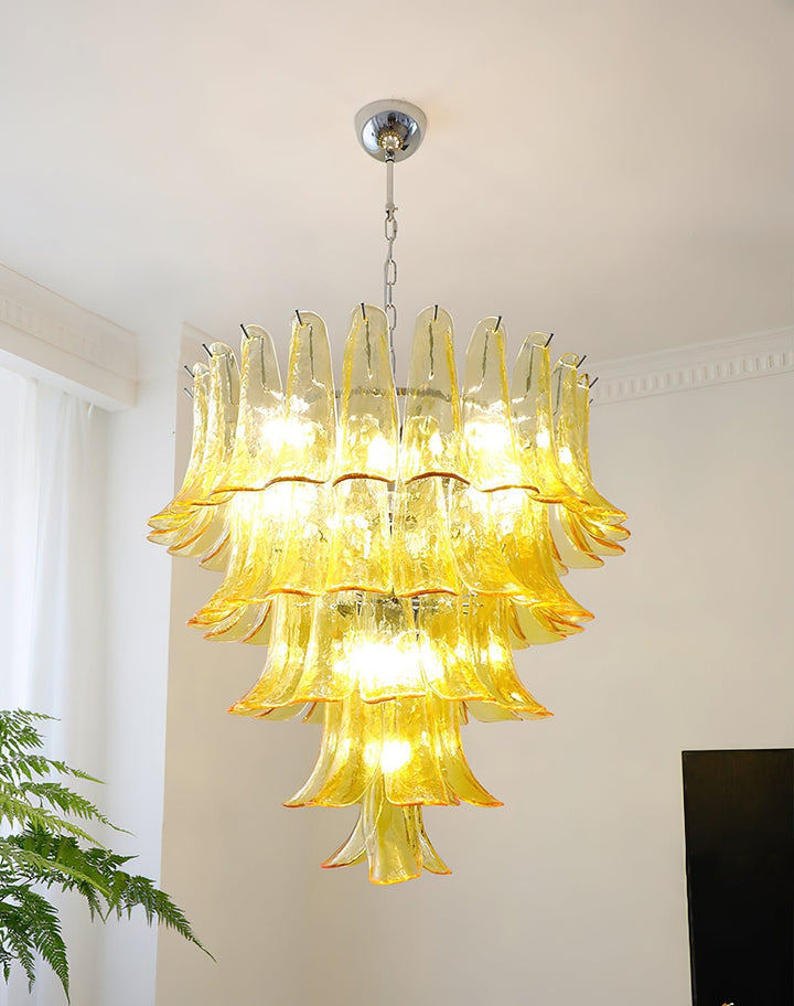 Murano Glass Petals Chandelier - Vakkerlight