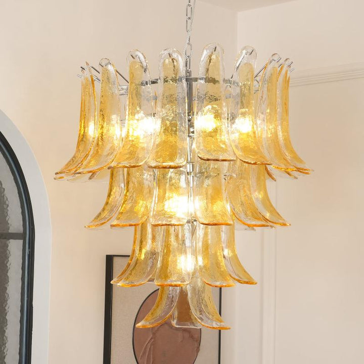 Murano Glass Petals Chandelier - Vakkerlight
