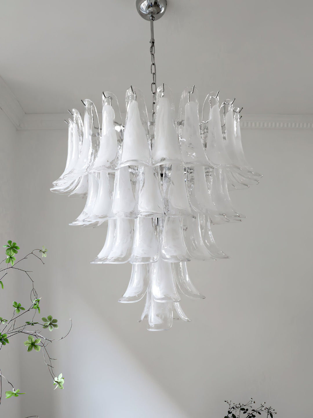 Murano Glass Petals Chandelier - Vakkerlight