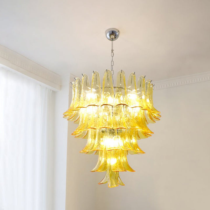 Murano Glass Petals Chandelier - Vakkerlight