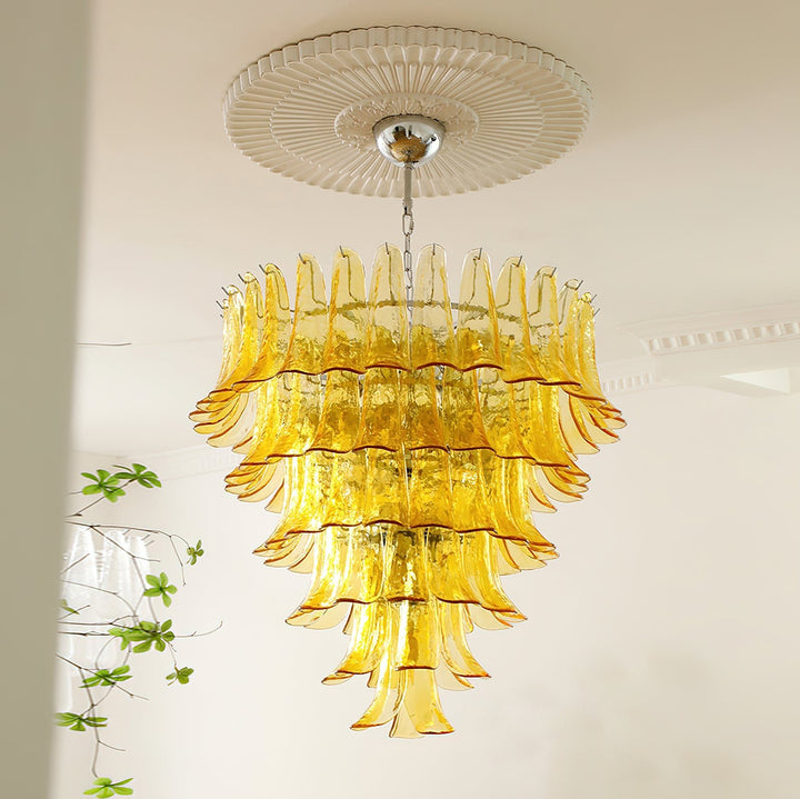 Murano Glass Petals Chandelier - Vakkerlight
