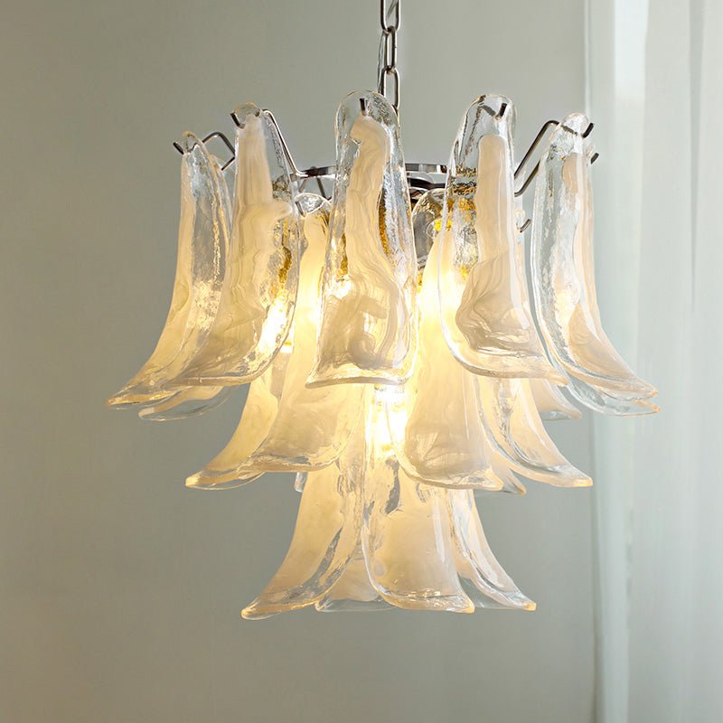 Murano Glass Petals Chandelier - Vakkerlight