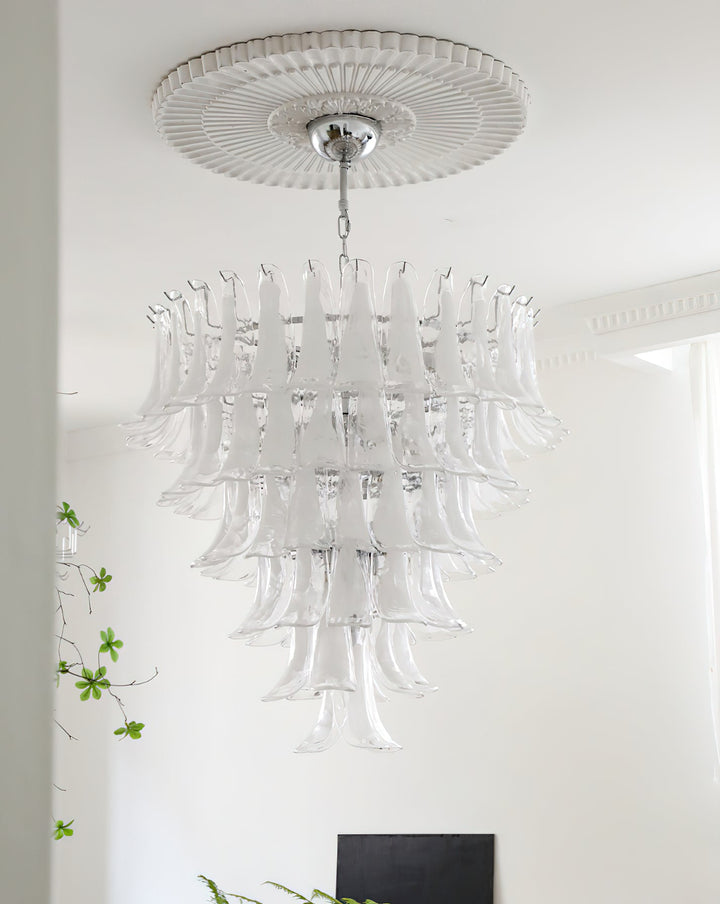 Murano Glass Petals Chandelier - Vakkerlight