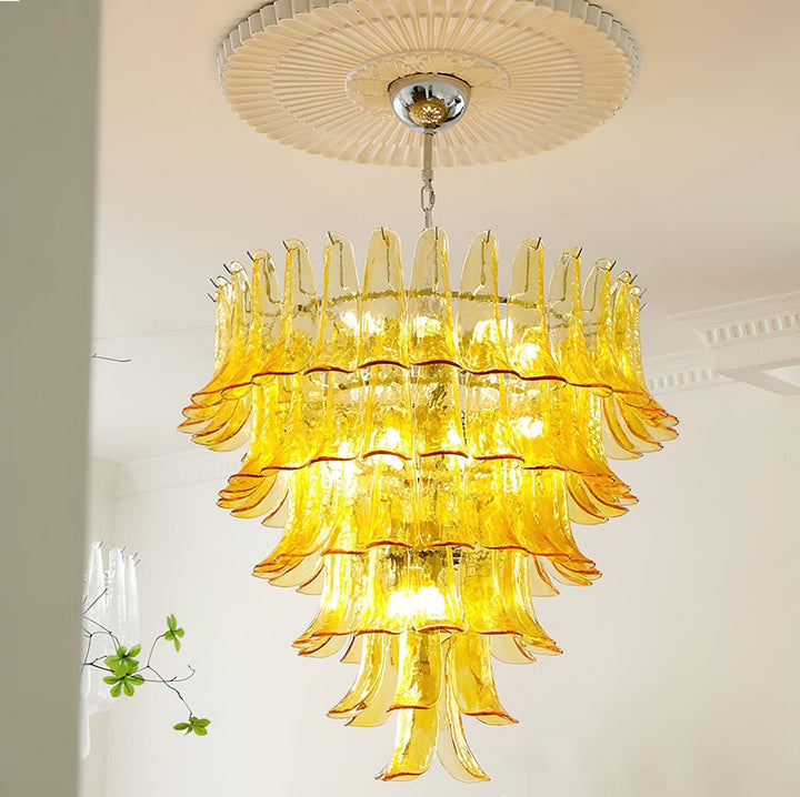 Murano Glass Petals Chandelier - Vakkerlight