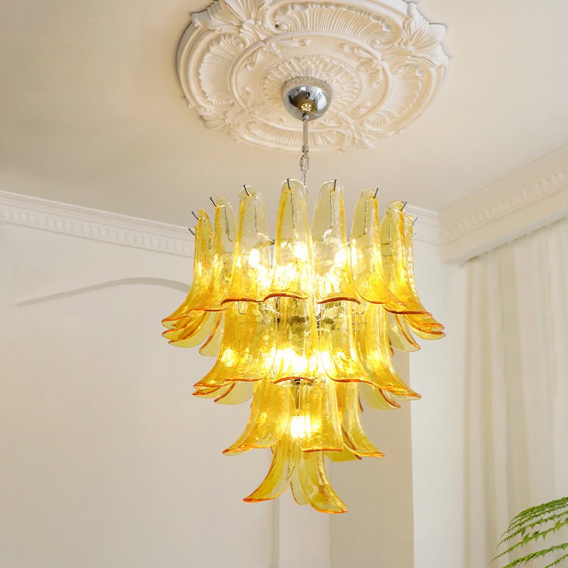 Murano Glass Petals Chandelier - Vakkerlight