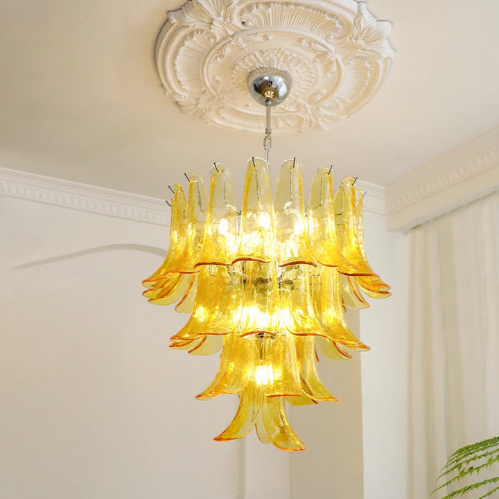 Murano Glass Petals Chandelier - Vakkerlight