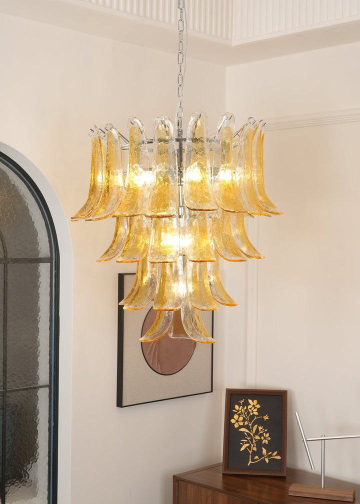 Murano Glass Petals Chandelier - Vakkerlight