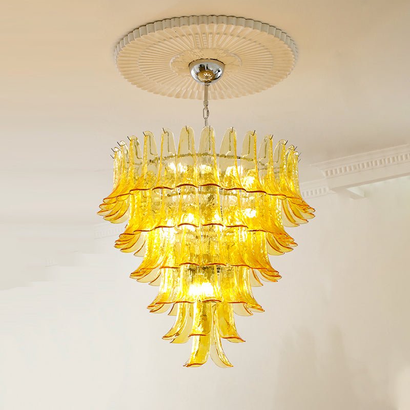 Murano Glass Petals Chandelier - Vakkerlight