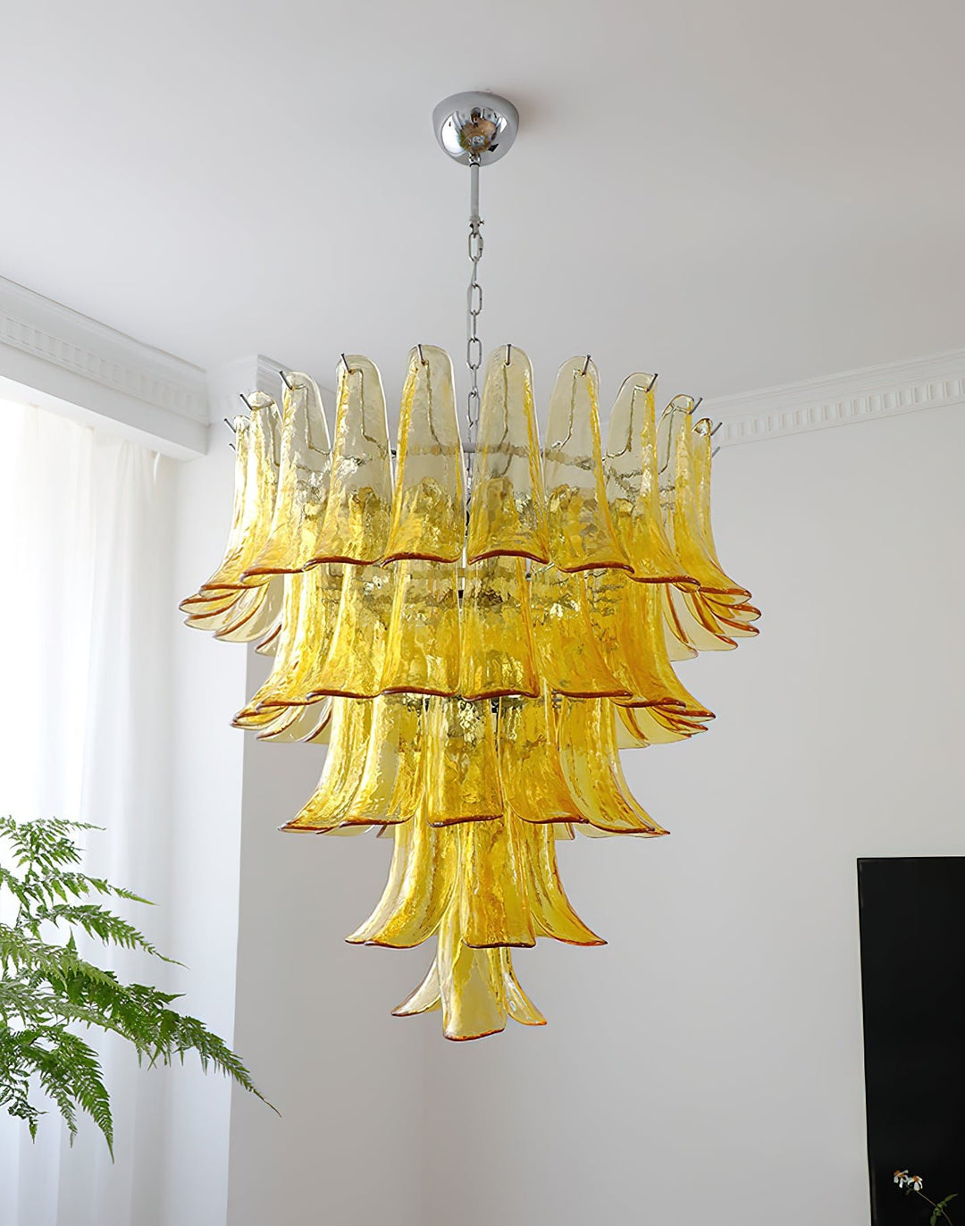Murano Glass Petals Chandelier - Vakkerlight