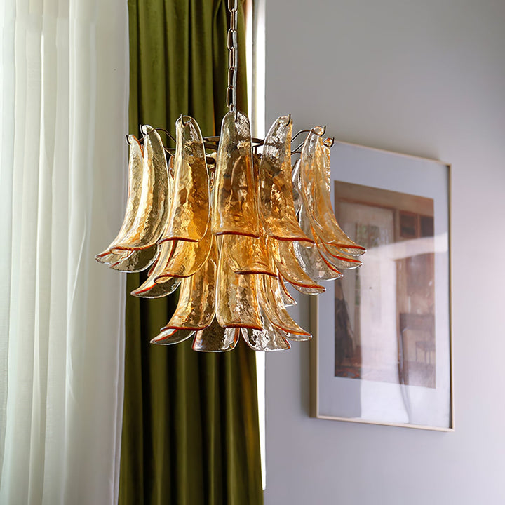 Murano Glass Petals Chandelier - Vakkerlight