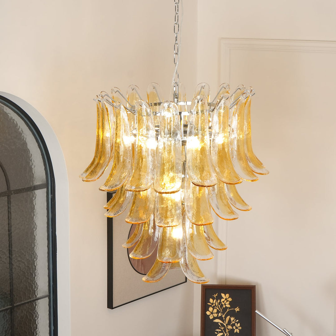Murano Glass Petals Chandelier - Vakkerlight