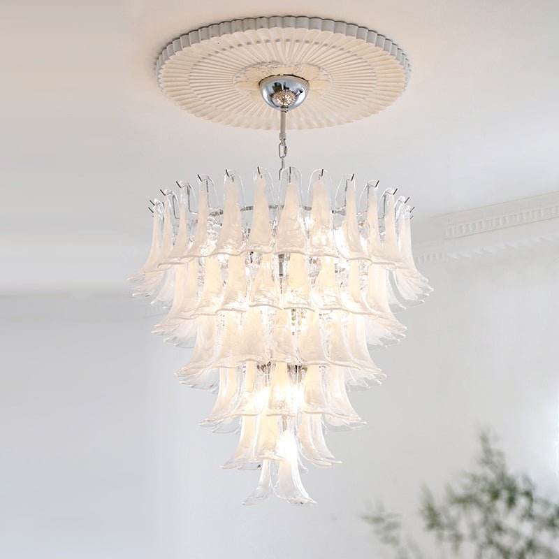 Murano Glass Petals Chandelier - Vakkerlight