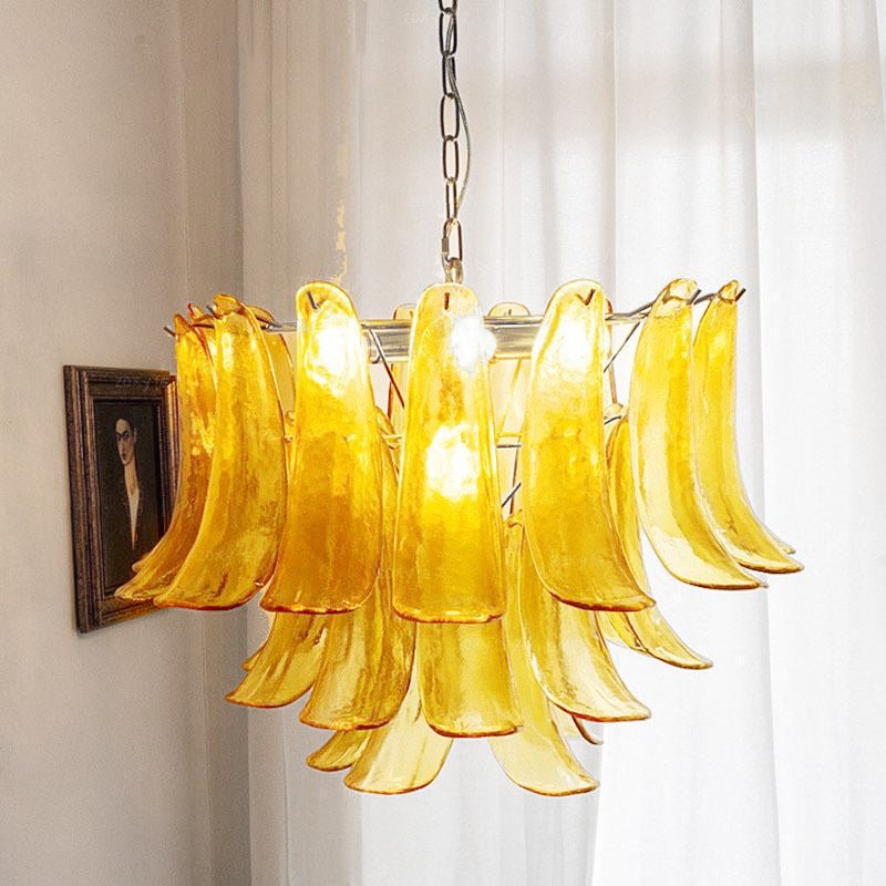 Murano Glass Petals Chandelier - Vakkerlight