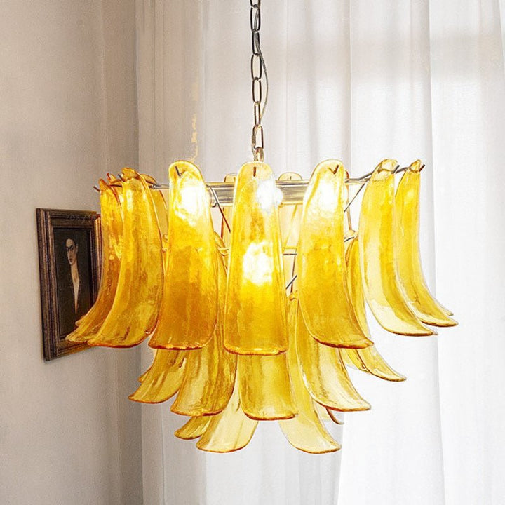 Murano Glass Petals Chandelier - Vakkerlight