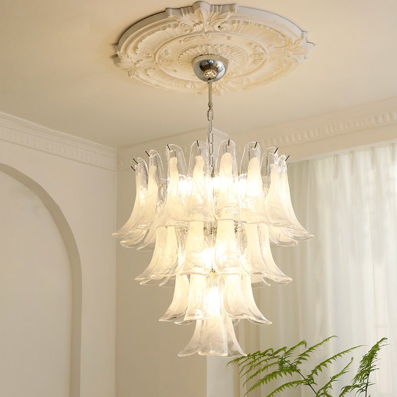 Murano Glass Petals Chandelier - Vakkerlight