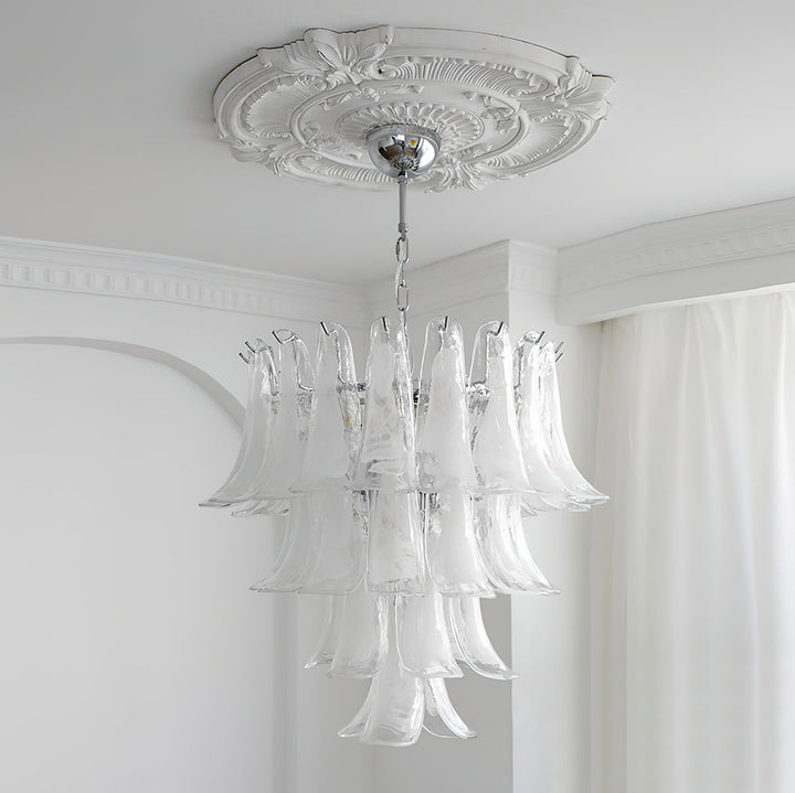 Murano Glass Petals Chandelier - Vakkerlight
