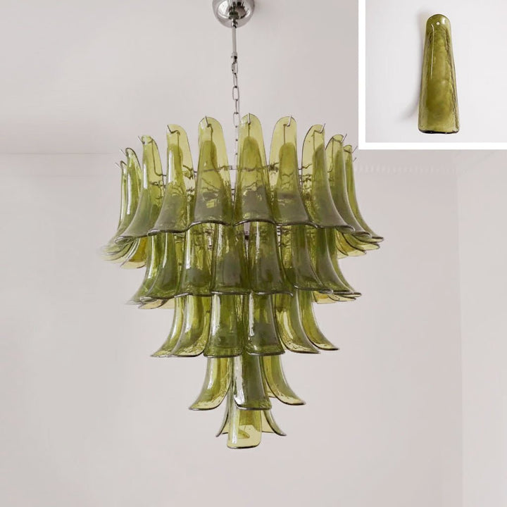 Murano Glass Petals Chandelier - Vakkerlight