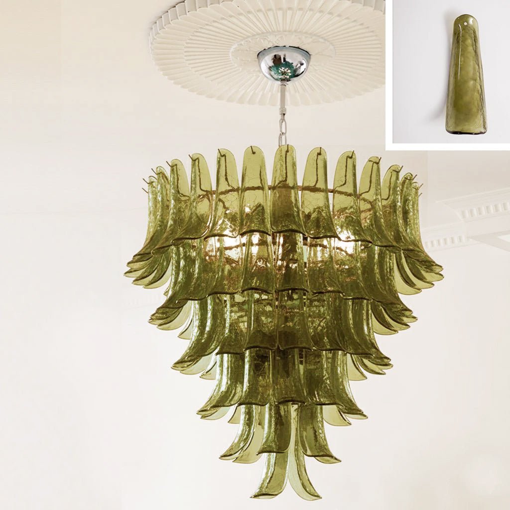 Murano Glass Petals Chandelier - Vakkerlight