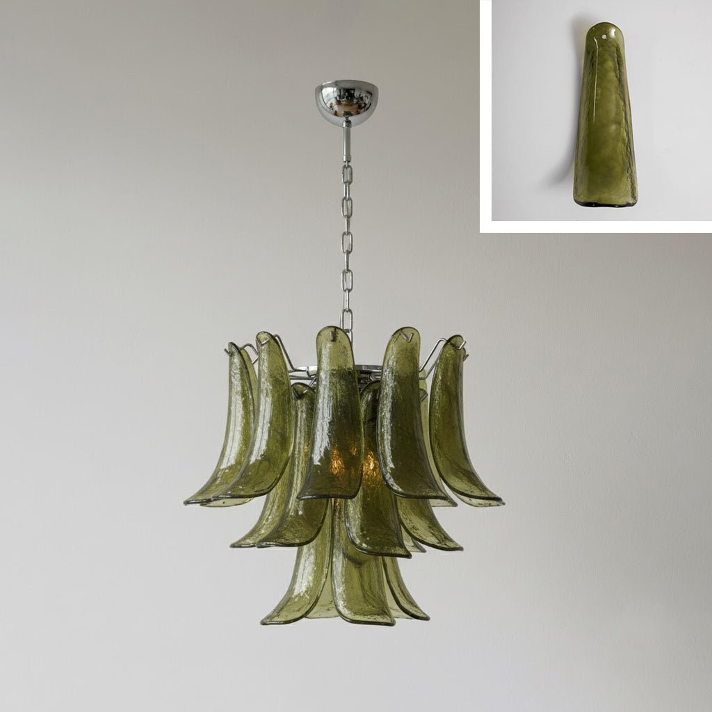 Murano Glass Petals Chandelier - Vakkerlight