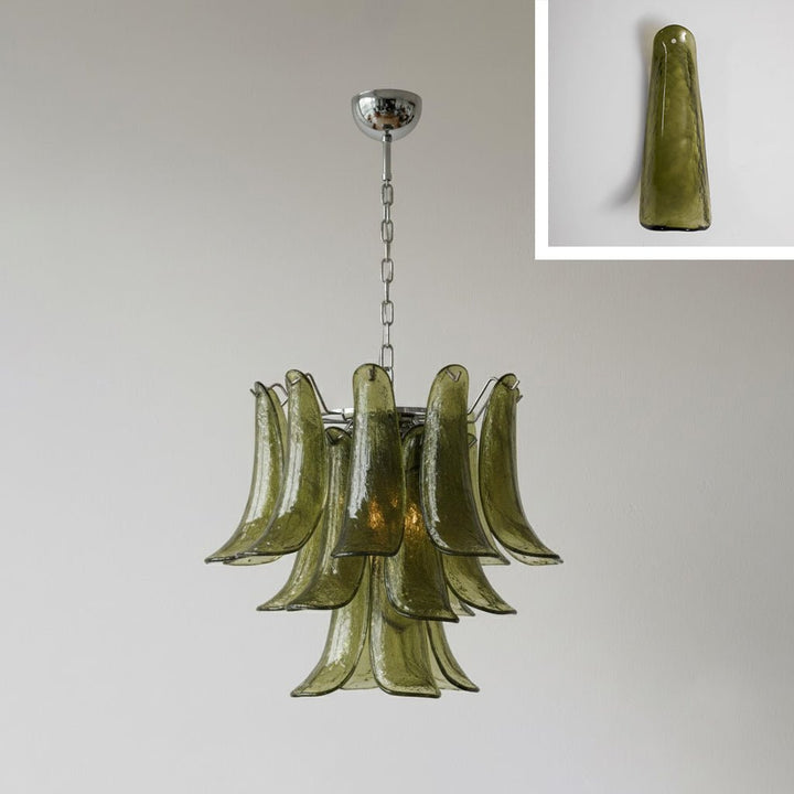 Murano Glass Petals Chandelier - Vakkerlight